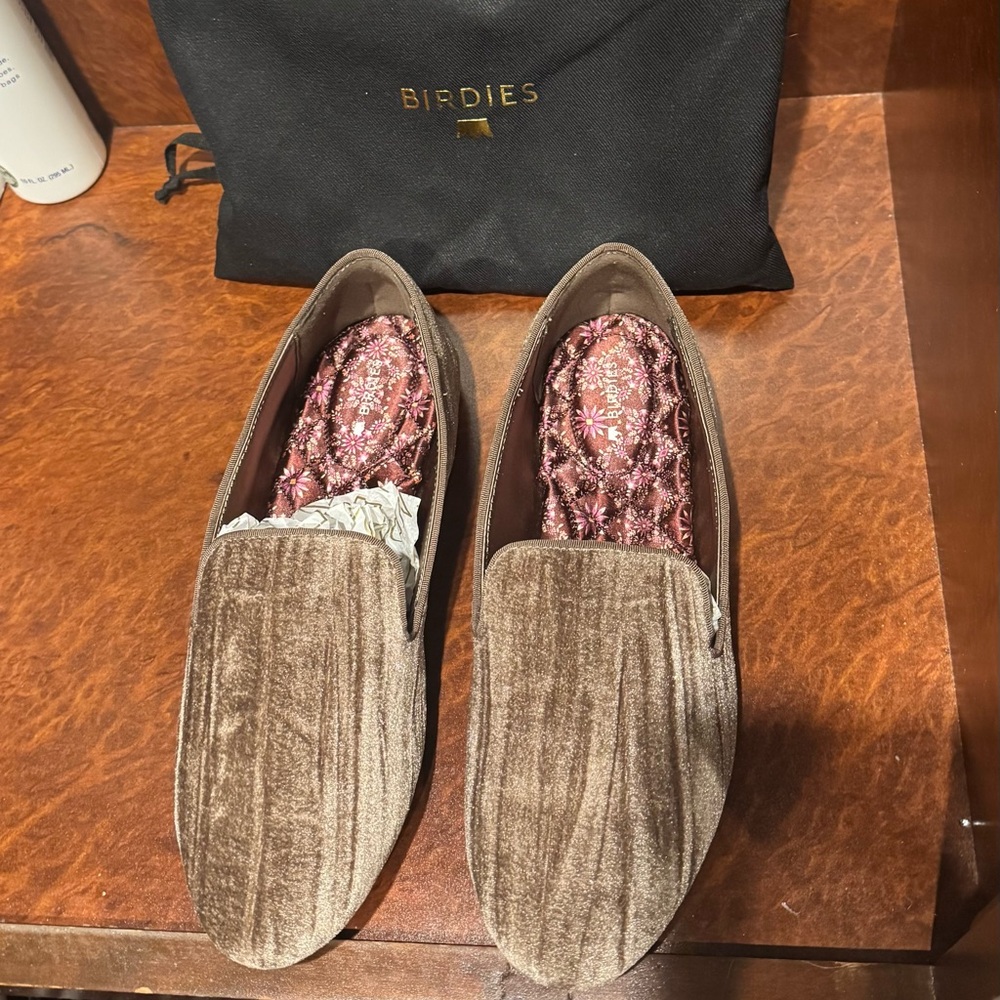 Birdies Velvet Loafers